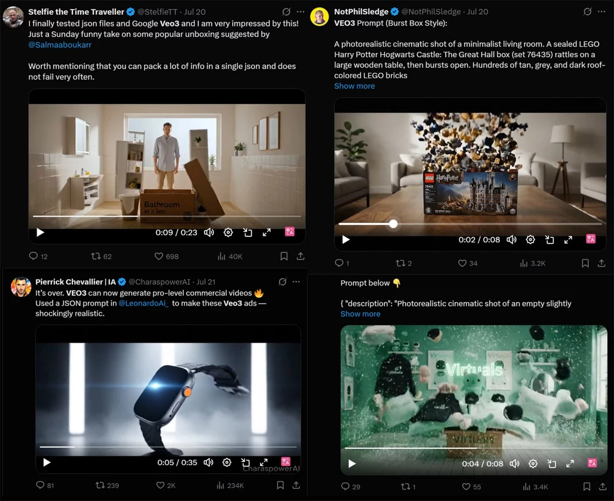 我测试了100+案例，教你零基础复刻外网刷屏的 AI 视频（附提示词模板）