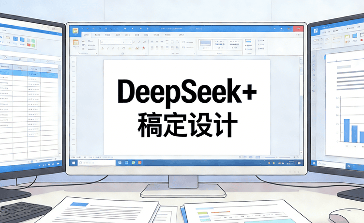 DeepSeek+稿定设计
