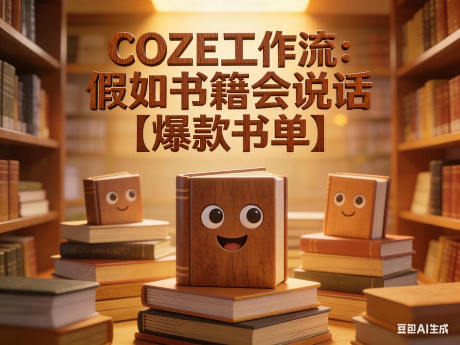 Coze工作流-假如书籍会说话【爆款书单】