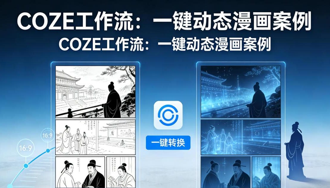 COZE工作流：一键动态漫画案例