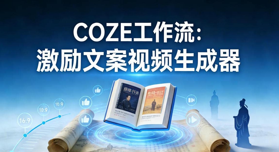 Coze工作流:激励文案视频生成器
