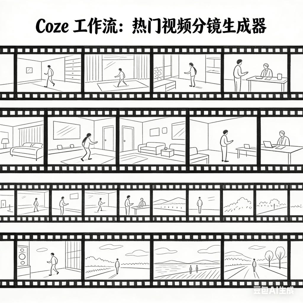 Coze工作流：热门视频分镜生成器