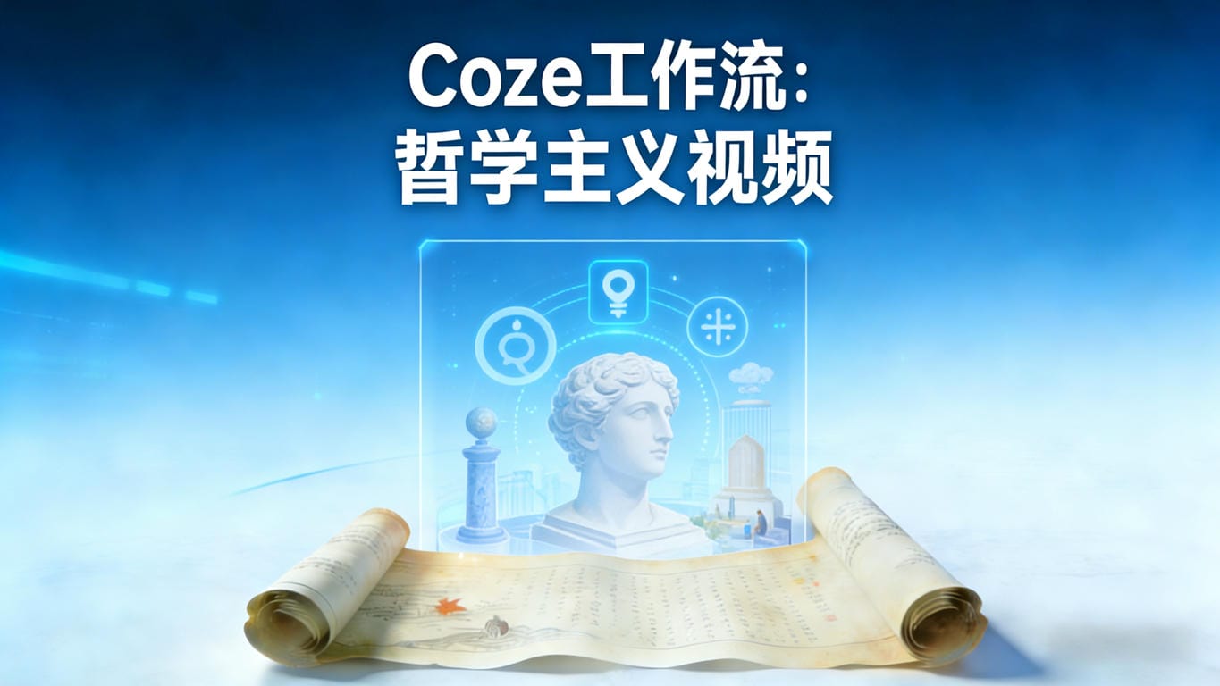 Coze工作流：哲学主义视频