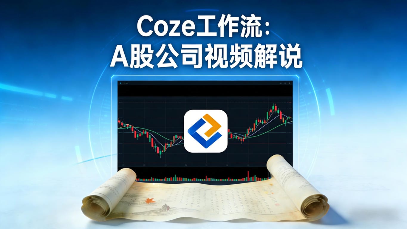 Coze工作流：A股公司视频解说
