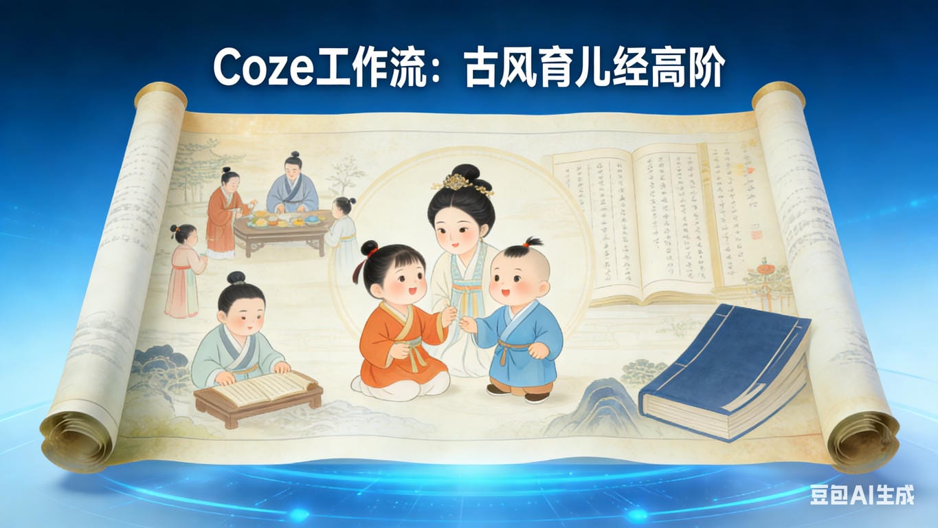 Coze工作流：古风育儿经高阶